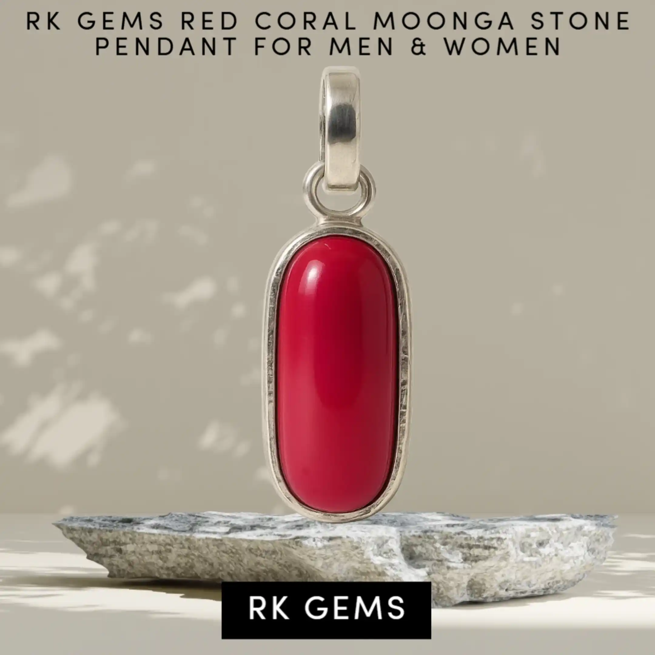 Moonga Stone Pendant for Planet Mars (Mangal) | Certified Red Coral Moonga Pendant for Astrology.png